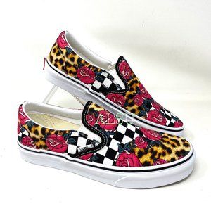 🌹Sale🌹 Vans Classic Slip-On Canvas Rose Pink Sneakers Women’s Size VN0A5AO82FA